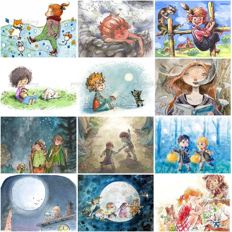

Diamond Painting Abstract Cartoon Funny Anime Nursery Handmade Decorative Art Full Drill Embroidery Mosaic Accessories Kit Gifts