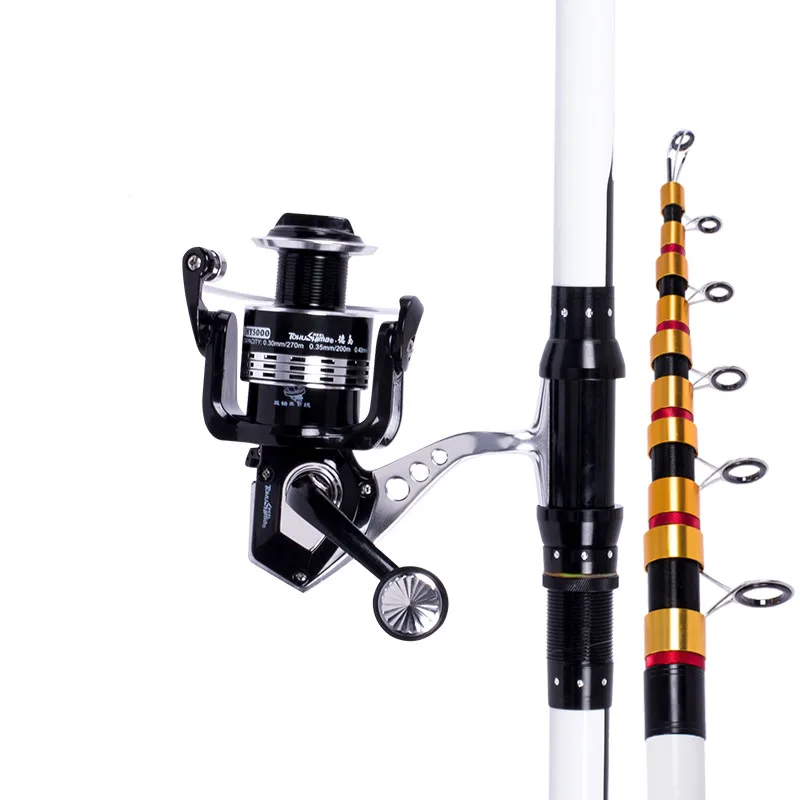 Carbon Fiber 2.1m 2.4m 2.7m 3m 3.6m Distance Throwing Pole Telescopic Rock Fishing Rod Carp Canne Feeder Rod Spinning Olta Pesca