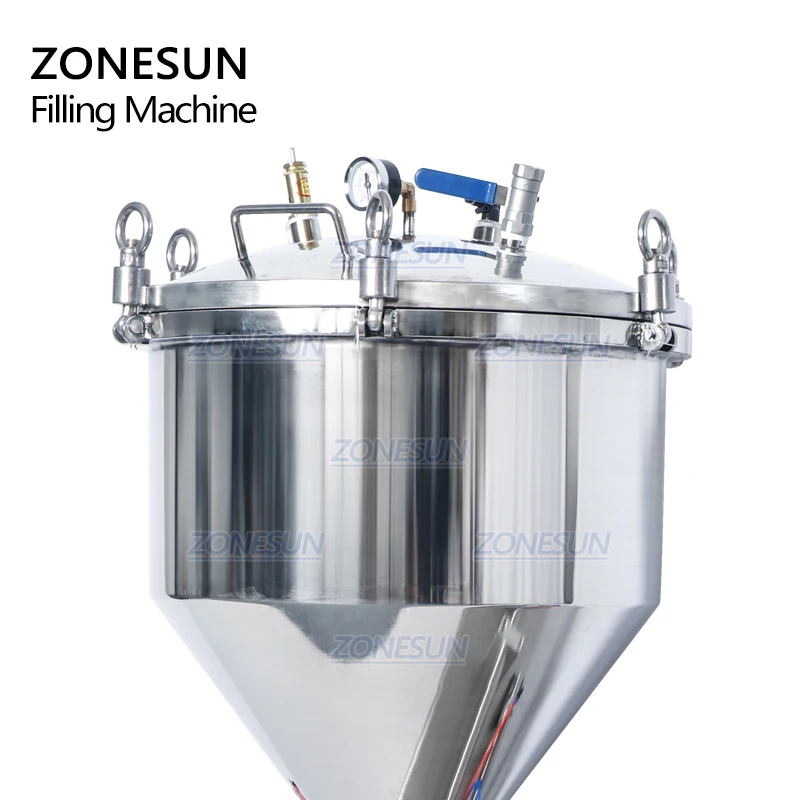 ZONESUN ZS-GTP1 оборудование для розлива под давлением пасты вязкой жидкости соуса