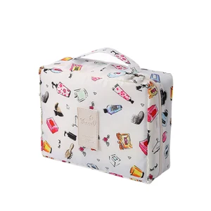 19New Мужская и женская косметичка, нейлоновый набор для туалетных принадлежностей, органайзер, водонепроницаемая Портативная сумка для макияжа, косметический чехол для путешествий