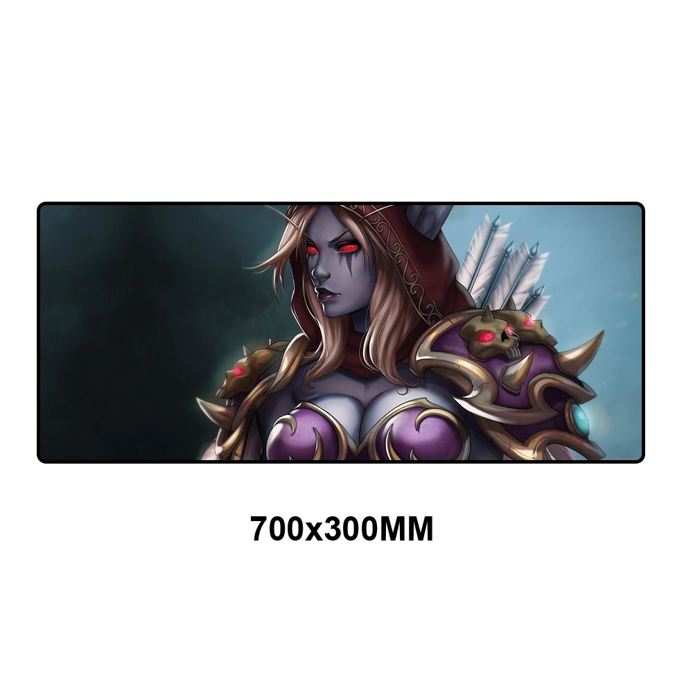 MSSJ-RW012-- 70X30 см Sylvanas WOW игровой коврик для мыши большой XL модный коврик для мыши World of Warcraft коврик для мыши для геймера ноутбука резиновый коврик для ноутбука - Цвет: MSSJ-RW012--