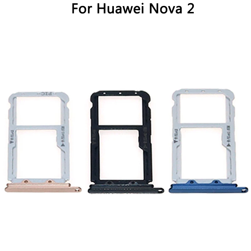 Новинка для Huawei Nova 2 / Plus лоток SIM-карты/лоток Micro SD карты Запасные части Sim-карты |