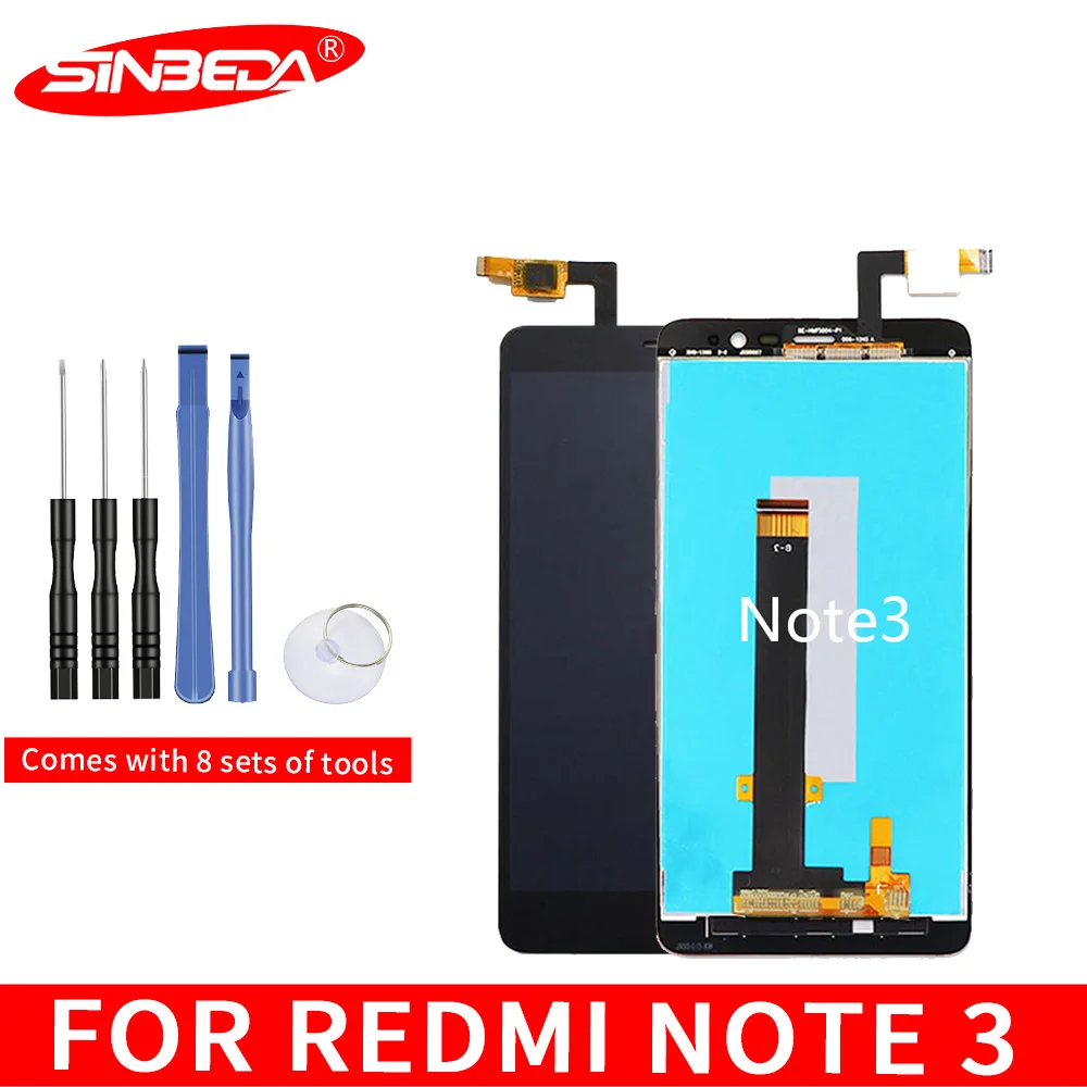 150 мм Оригинальный ЖК дисплей для XIAOMI Redmi Note 3 сенсорный экран с рамкой дигитайзер