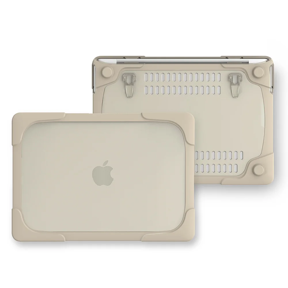 Противоударный Внешний чехол для Macbook Air 11 12 13 NewPro 13,3 15 A2159 A1932 Жесткий пластиковый Чехол со складной подставкой