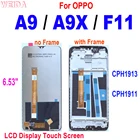 ЖК-дисплей AAA + 6,53 для OPPO A9  A9X  F11 CPH1913 CPH1911, ЖК-дисплей для замены ЖК-дисплея OPPO A9X
