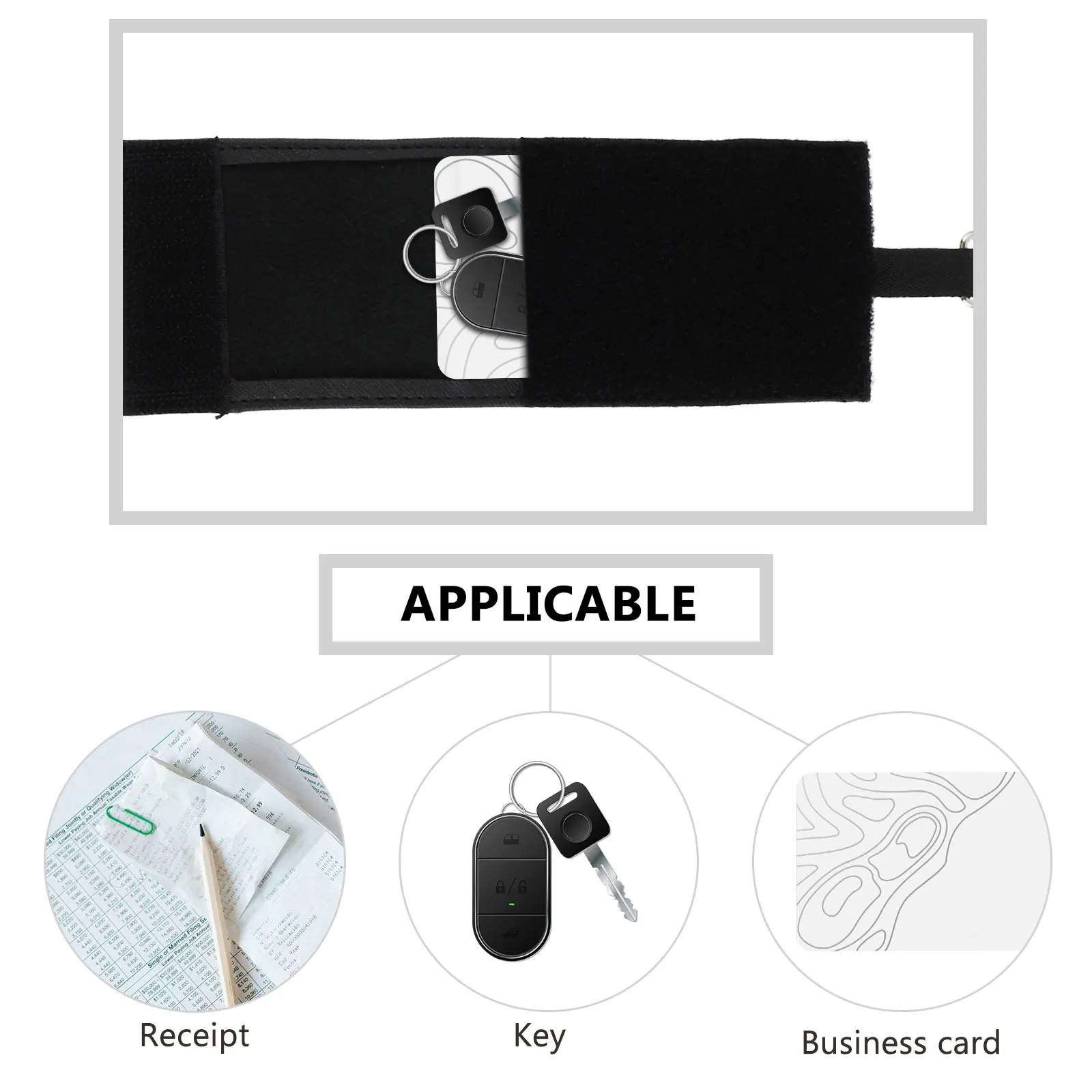 

Outdoor Key Chain Storage Bag Convenient Storage Bag Key Chain Card Storage Case