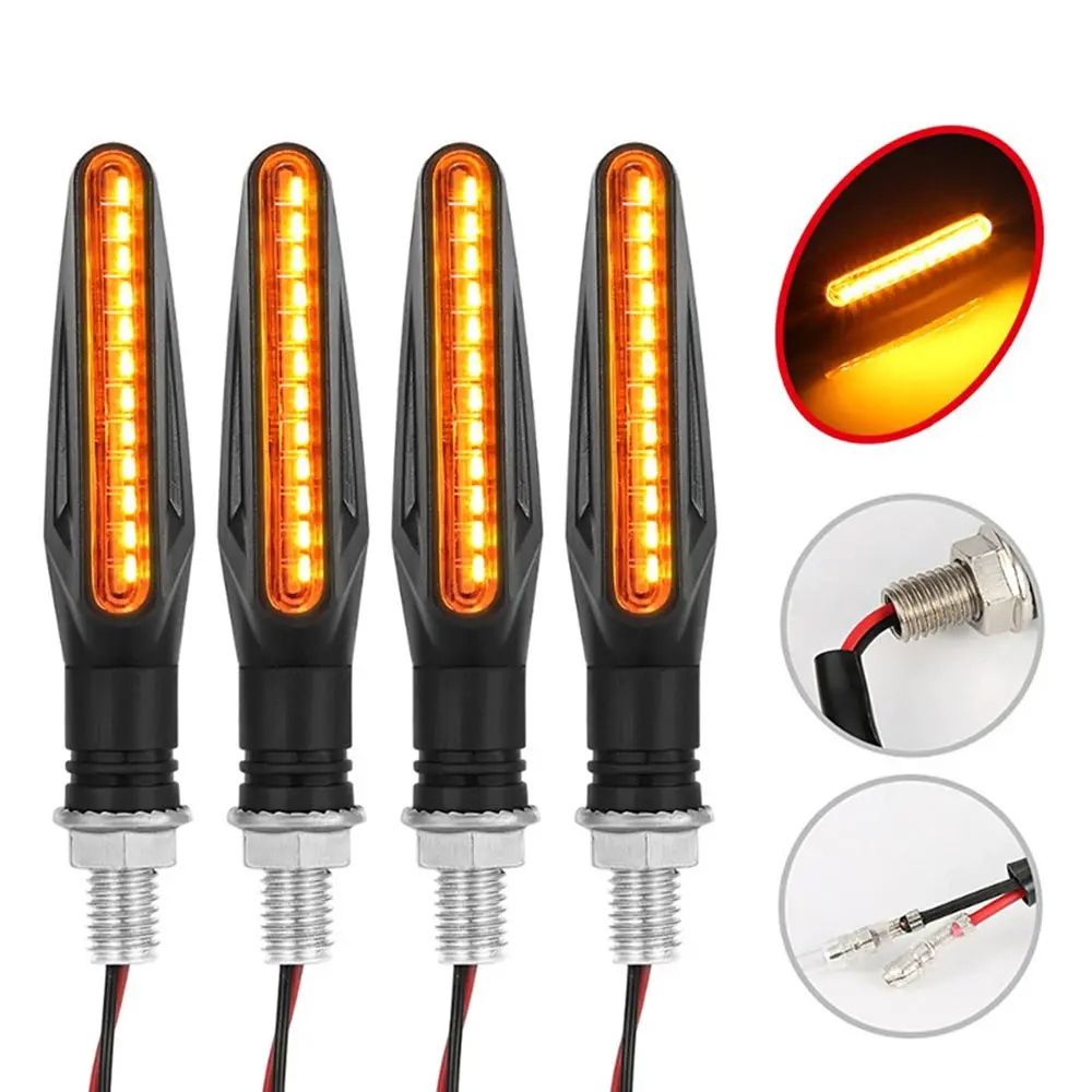 

Turn Signal Light This Turn Signal Designed In Streaming Light Effect Soft Plastic Lamp Handle Led Light Source Easy To Install