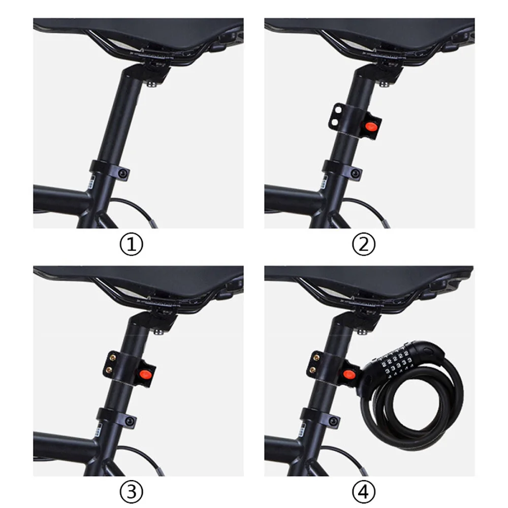 

5 Digit Code Bike Lock MTB Road Bicycle Hamburg Lock High Security Anti-Theft Scooter Electric E-Bike Cycling Chain Lock