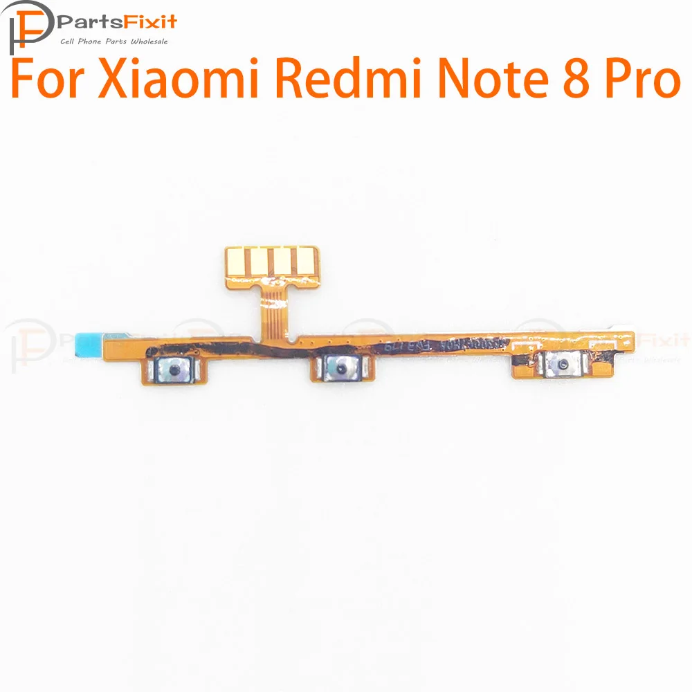 

Power On Off Volume Flex for Xiaomi Redmi Note 8 Pro Note8Pro Power Volume Button Key Flex Switch On Off Up Down Connector Cable
