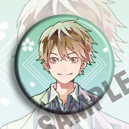 

4pcs/1lot Anime Your Lie in April Figure 5877 Badges Round Brooch Pin Gifts Kids Toy