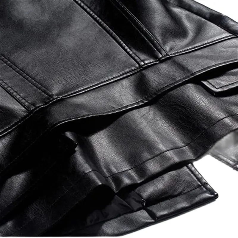 

Plus Size Spring Leather Jackets Woman Oversize Pu Jacket Female Autumn Leather Motor Overcoat Lady Winter Outerwear La Chaqueta