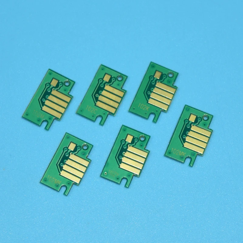 PFI102 Постоянный чип для Canon IPF500 IPF600 IPF700 IPF510 IPF605 IPF610 IPF710 Картридж струйного принтера