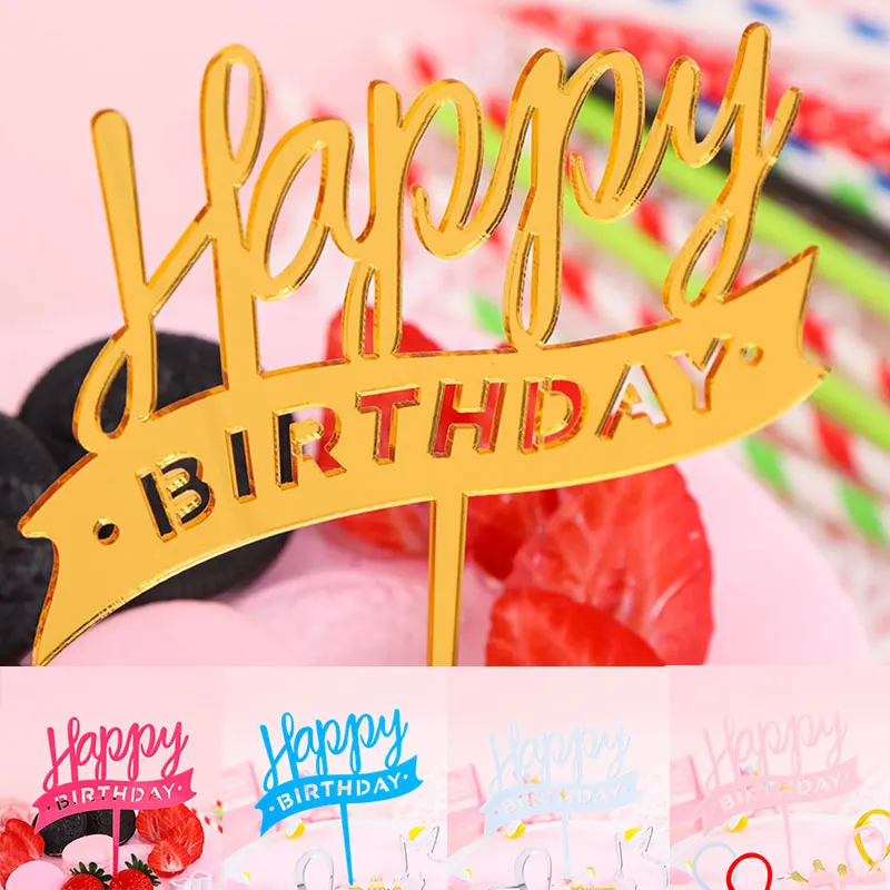 

Decorative Sweet Cake Topper Party Decor Supplies Cake Topper Card Clean Lightweight Insertion Cake Insertion Decoration