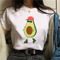 funny t shirt for men women summer short sleeve unisex fashion top tees male female outdoor casual white avocado t shirt