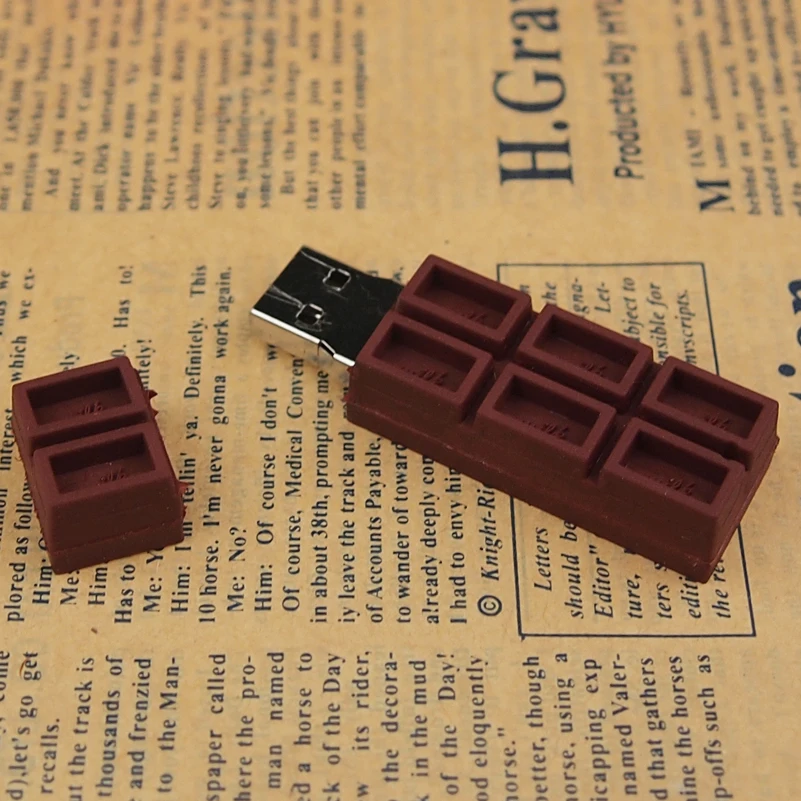 USB флеш накопитель в Шоколадном стиле мини флешка 2 0 карта памяти 64 ГБ 16 32 8 4 Гб Usb