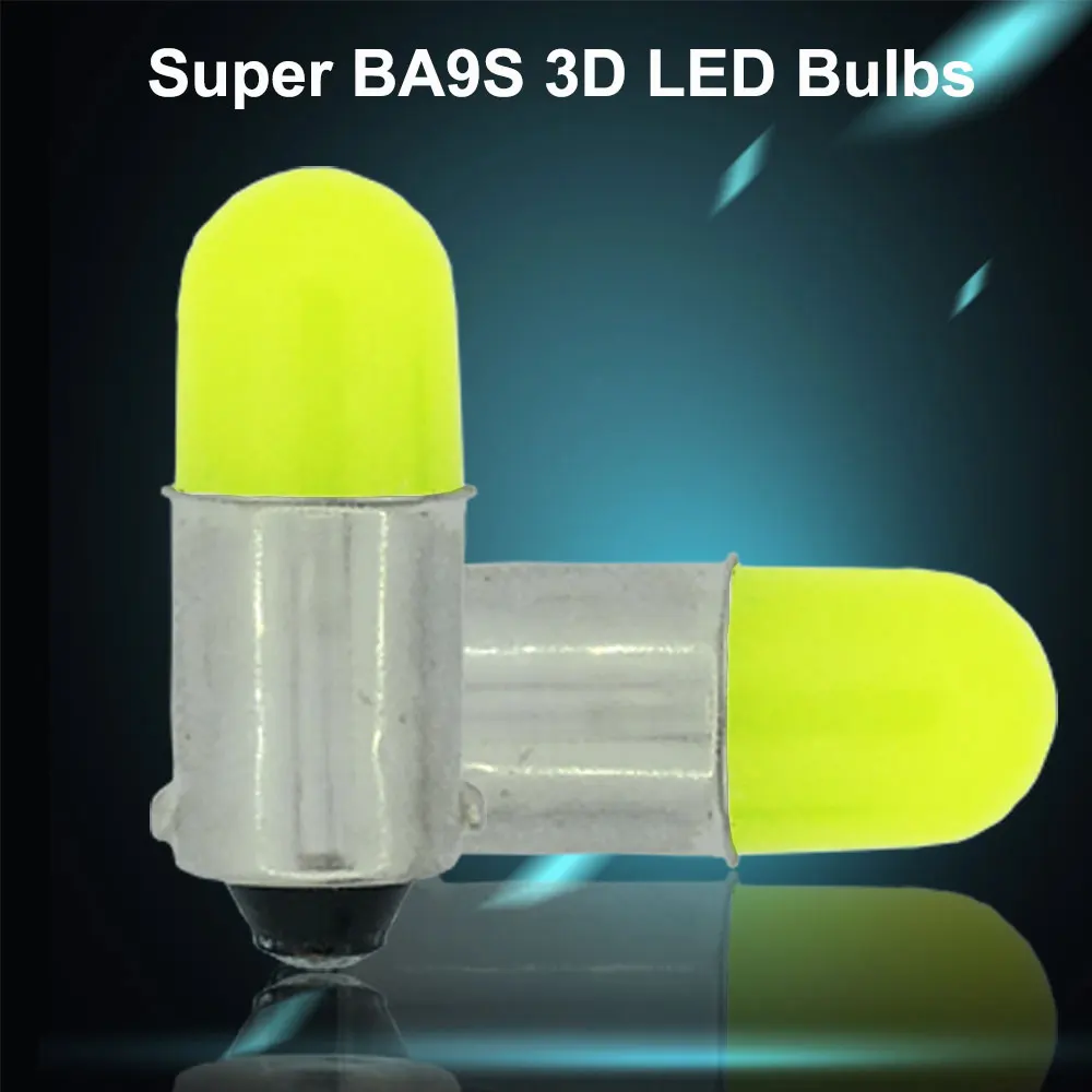 Светодиодсветодиодный лампы BA9S T4W H6W T11 2 шт. круглые светодиодные 363 3D COB для дверей