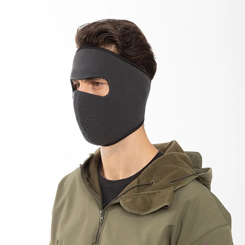 Осенне зимняя мужская женская маска для лица уличная дышащая Пыленепроницаемая