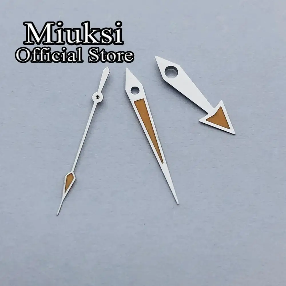 Miuksi светящиеся стрелки подходит для NH35 NH36 ETA 2836 2824 Miyota 8215 8205 821A Mingzhu DG 2813 3804