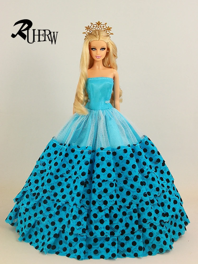 Новинка 2021 свадебное платье ручной работы Высококачественная Одежда для куклы