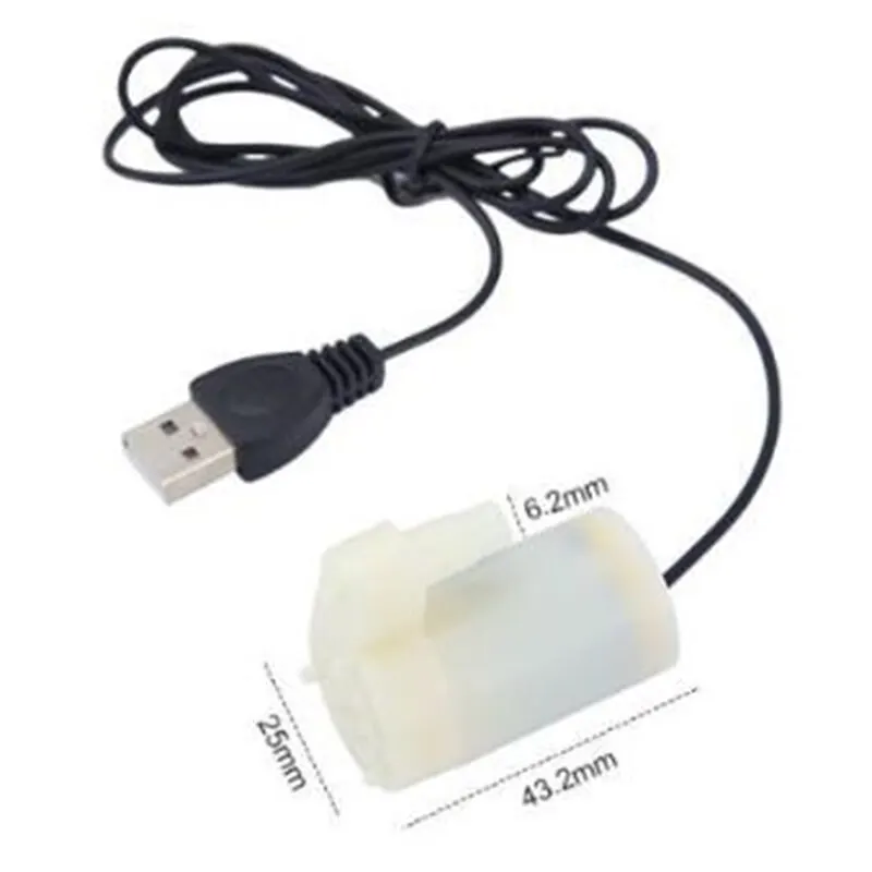 1 шт. водяной мини-насос с USB-кабелем 3 в 5 В 6 | Дом и сад