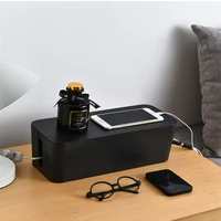 1 piece of plastic wire storage box power cord storage box junction box cable management storage box household necessities 2