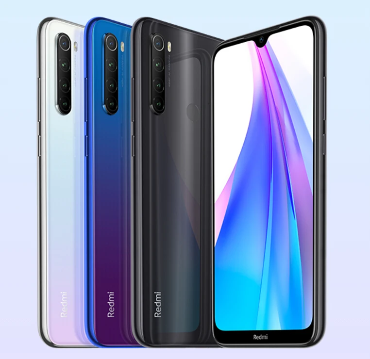 Глобальная версия смартфона Xiaomi Redmi Note 8 T 4 Гб + 64 ГБ аккумулятор 4000 мАч 18 Вт QC NFC