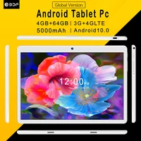 pc 10 1 inch tablet pc android 10 0 android tablets 4gb64gb rom 3g4g lte phone call octa core bluetooth wi fi gps fm fast cpu