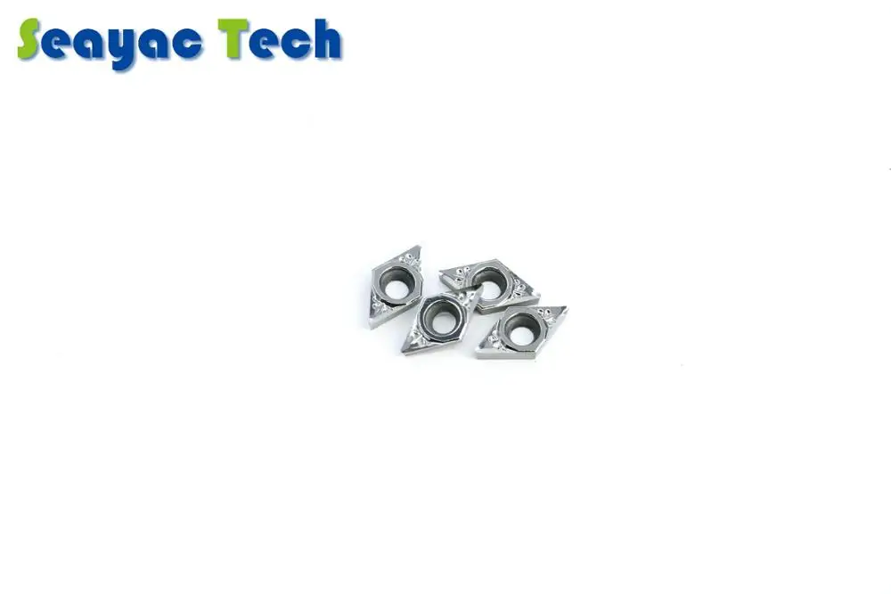 

10pcs DCGT070204 DCGT21.51 Aluminum cutter blade Insert Cutting Tool plates