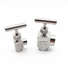 Игольчатый клапан из нержавеющей стали, резьба 18 дюйма, 14 дюйма, 38 дюйма, 12 дюйма, 304 дюйма