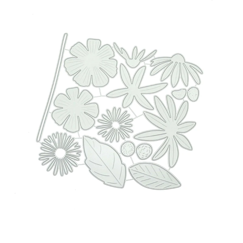 

JC New Metal Cutting Dies Kind of Flowers Leaves Stencil Scrapbooking Craft Mold DIY Handmade Template Model Punch Blade Die Cut
