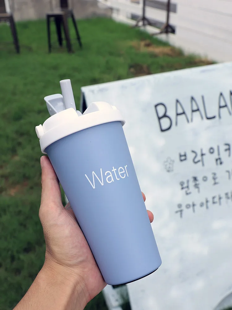 

Botellas Para Agua Acero Inoxidable Water Bottle with Straw Botella Para Agua Portable Coffee Cup Simplicity Bouteille Isotherme