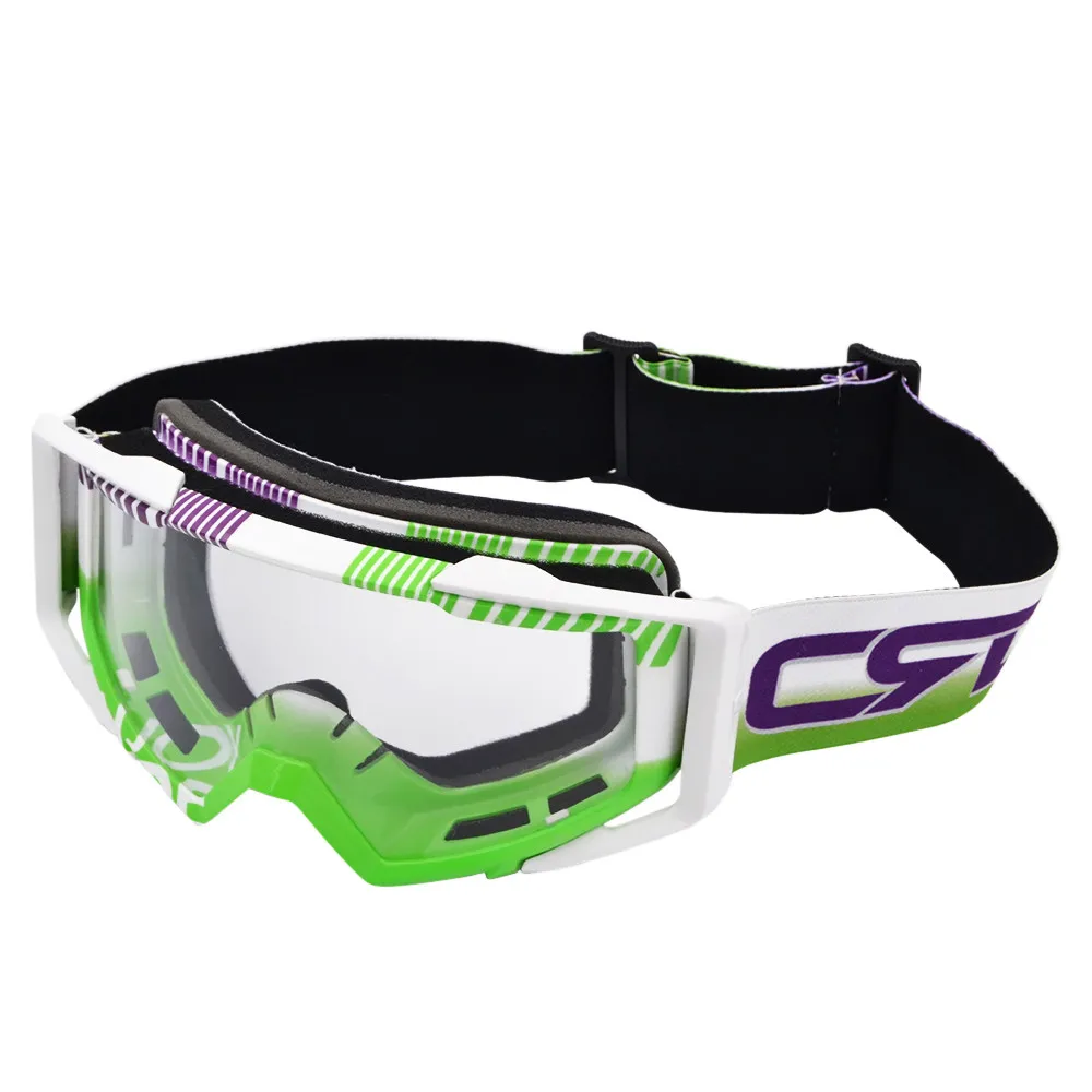 Унисекс очки для мотокросса Gafas Enduro Мото очки грязный велосипед Снегоход Лыжные очки противотуманные мужские женские очки прозрачные очки - Цвет: 04-CL