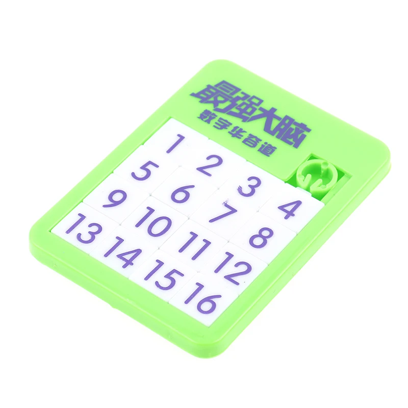 1pcs 3D Slide Puzzle Plastic Building Numbers Alphabets Learning Jigsaw Game Toys Children's Educational Toy Puzzles Gift | Игрушки и