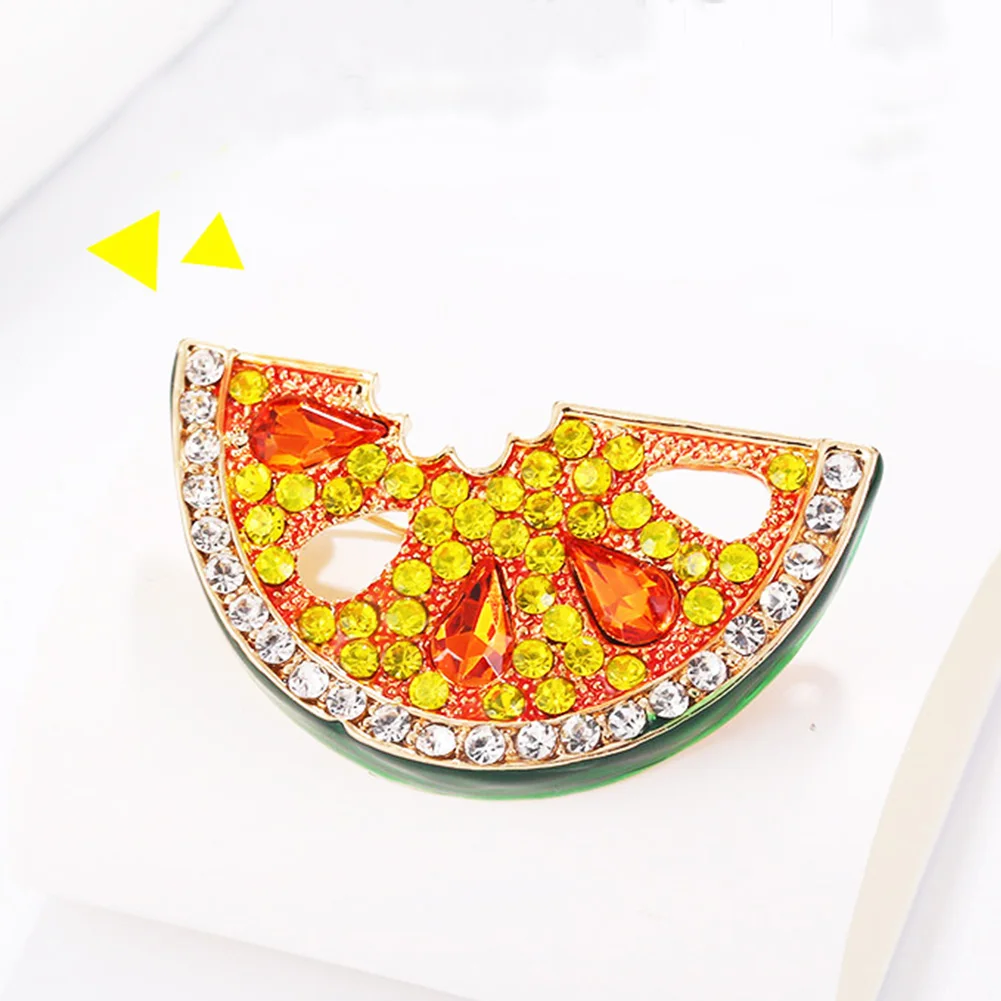 Женские аксессуары арбуз горный хрусталь ювелирные изделия мода нагрудник
