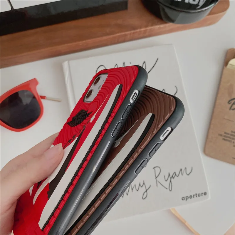 

Luxury Sport Brand Mobile Phone Cover 3D Silicon Phone Case For iphone 7 8 X XR XSMAX 11 11Pro 11Promax 12 Mini 12Pro 12Promax