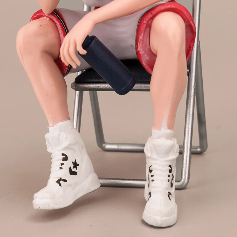 

5pcs/lot Anime Slam Dunk Hanamichi Sakuragi Rukawa Kaede Akagi Takenori Miyagi Ryota Red Clothes PVC Action Figure Model Toys