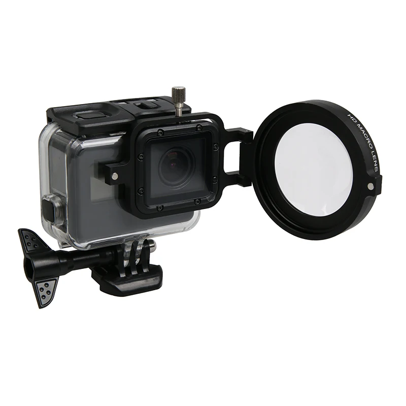 Кольцо адаптер для макрообъектива с 16 кратной увеличительной линзой экшн камер