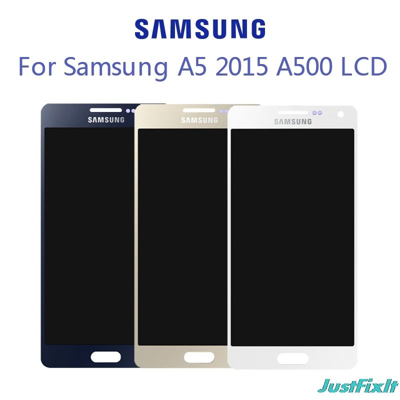 100% Оригинальный супер AMOLED для Samsung Galaxy A5 2015 A500 A500F A500FU A500H A500M ЖК дисплей сенсорный