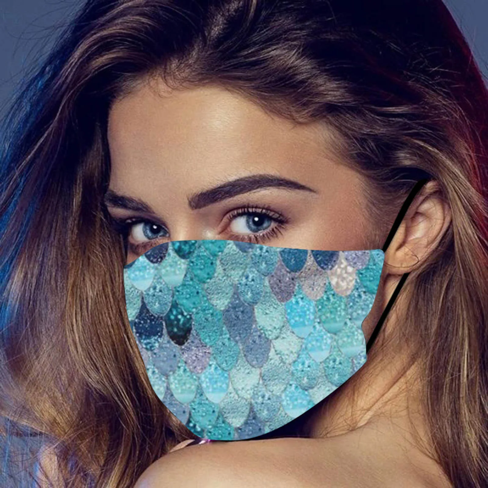 

Universal Dust-Proof Smog-Washable Mask Women Dust Sand Exhaust Sunscreen Face Mask Breathable Cycling Mask Sequined mask