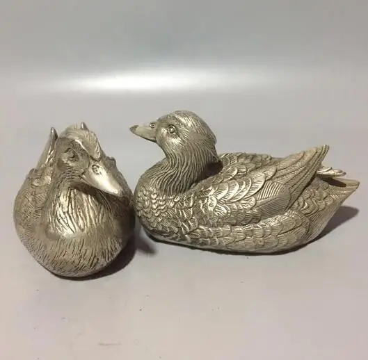 Искусственная резьба утка мандаринка прекрасная статуя животного свадебный