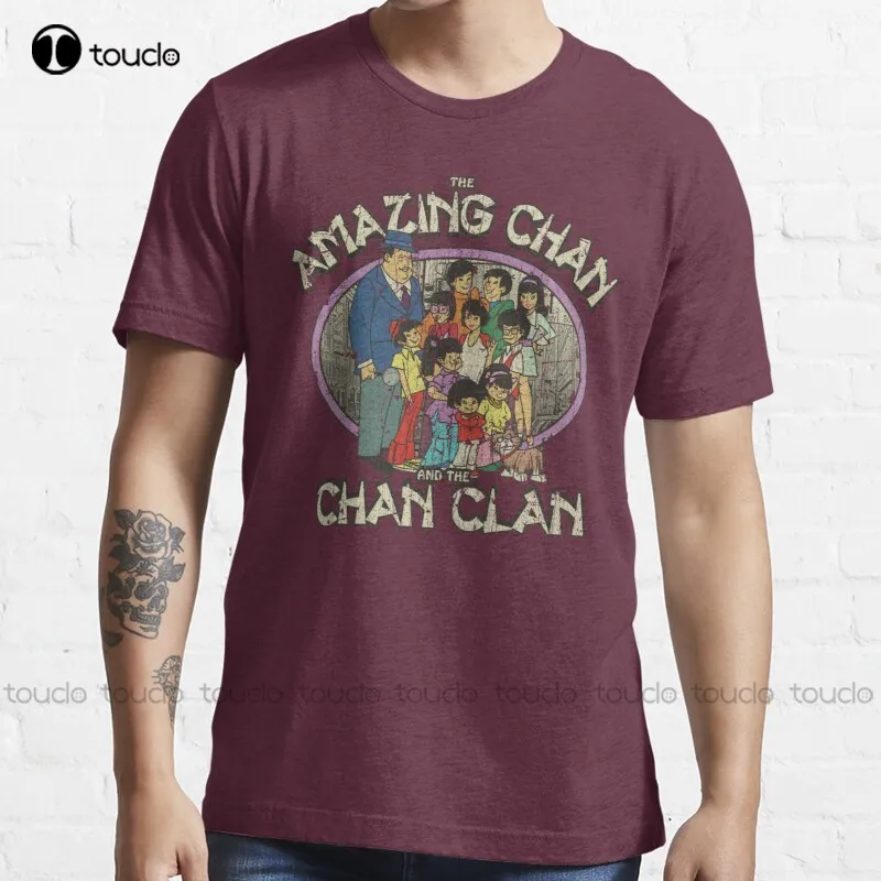 

New Amazing Chan And The Chan Clan T-Shirt Cotton Shirts For Men