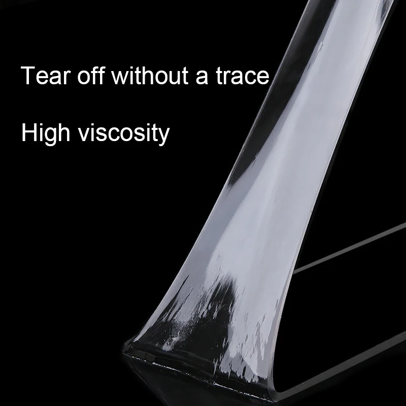 Лента наноклейкая прозрачная двухсторонняя 5 м не оставляет следов |