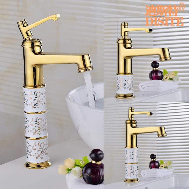 

Kitchen Items Accessories Gold Kitchen Sink Faucet Mixer Basin Tap Bathroom Faucets Robinet De Cuisine Home Accessories BE50LT