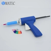 free shipping 5cc 5ml plastic cartridge flux soldering syringe caulking gun for green oil