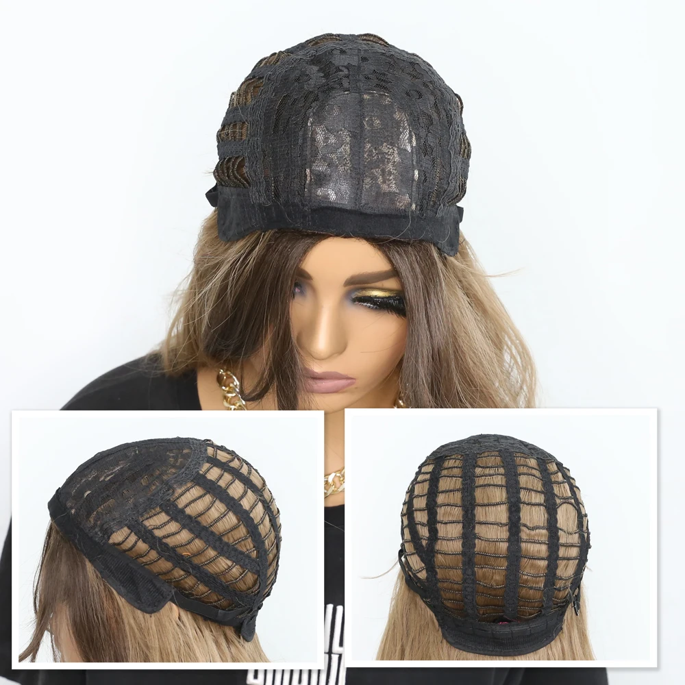 

Sivir Synthetic Wig Ombre Brown wigs for Woman Long Natural Wave Cosplay/Daily/Party Heat Resistant Fibre