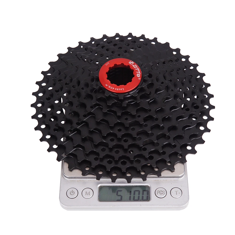ZTTO 9 speed 11-40T кассета черная 9 speed 40T Freewheel 11-40 9s K7 совместимый MTB горный велосипед M430 M4000 M3000