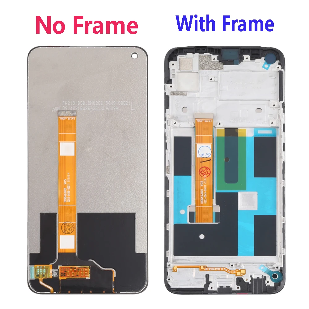 6 5 for realme 7 global rmx2155 lcd display screen touch digitizer assembly replacement 4g version free global shipping