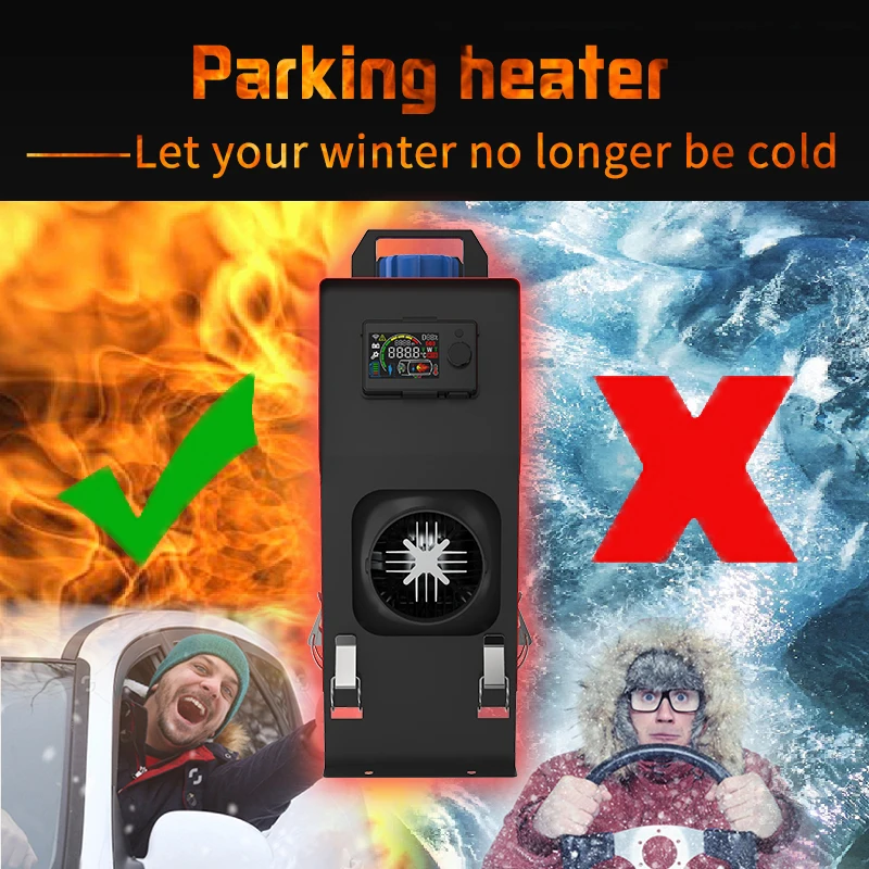 Diesels Heater 5KW 12V All in One Car LCD knob switch remote control Auxiliary heater Plus For Truck Bus Boat RV | Автомобили и