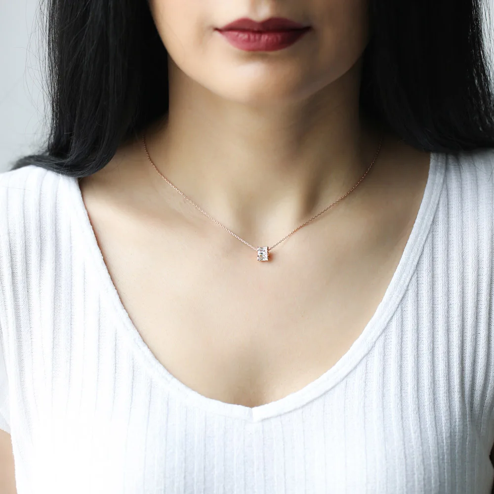 

Cylinder Shape Pendant, Baguette Stone Cut Pendant, Silver Ball Pendant, 925 Silver Sterling Necklace Jewelry, gift Fir Each