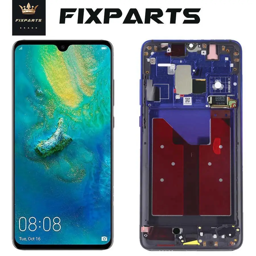 Дисплей huawei mate 20 Pro lcd дисплей кодирующий преобразователь сенсорного экрана в сборе ремонт huawei mate 20 lcd mate 20 Pro экран